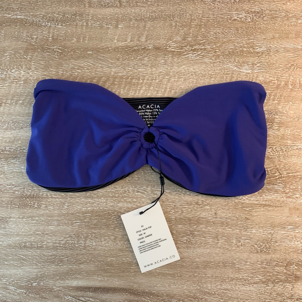 Acacia Swim, Halia Top, Juniper, M